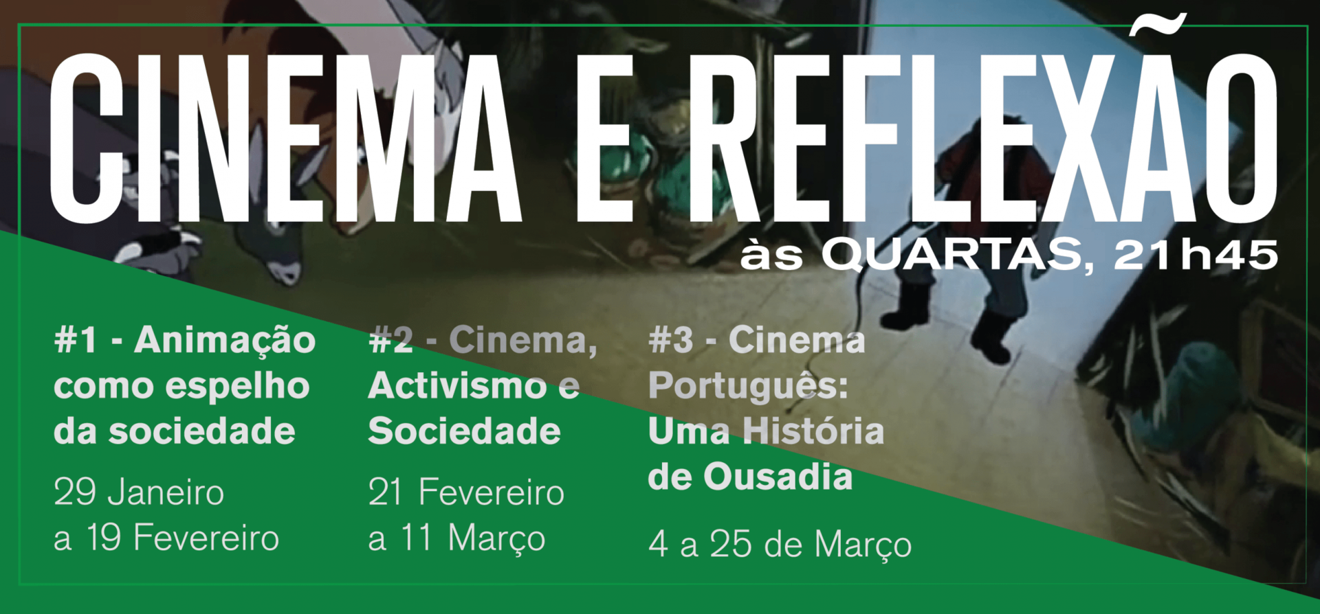 Programação “Cinema e Reflexão”