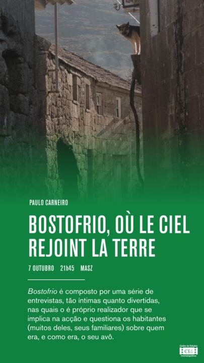 Bostofrio, Où Le Ciel Rejoint La Terre & Poéticas do Canto Polifónico 2 Bostofrio Horas MUPI 2