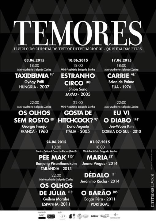 2º Ciclo de Cinema de Terror Internacional  “Temores”